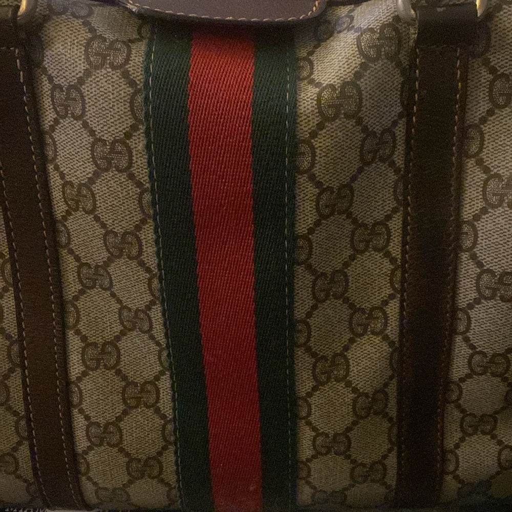 Gucci Sherry Line GG Boston Bag GM Vintage - Picture 5 of 10